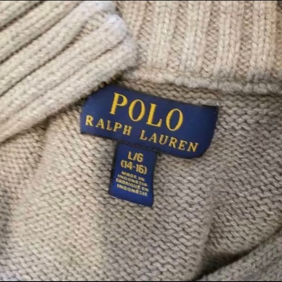 Polo Ralph Lauren cotton quarter zip sweater - Picture 5 of 5